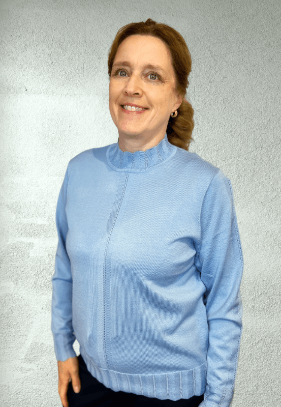 Kjersti blusegenser skyblå