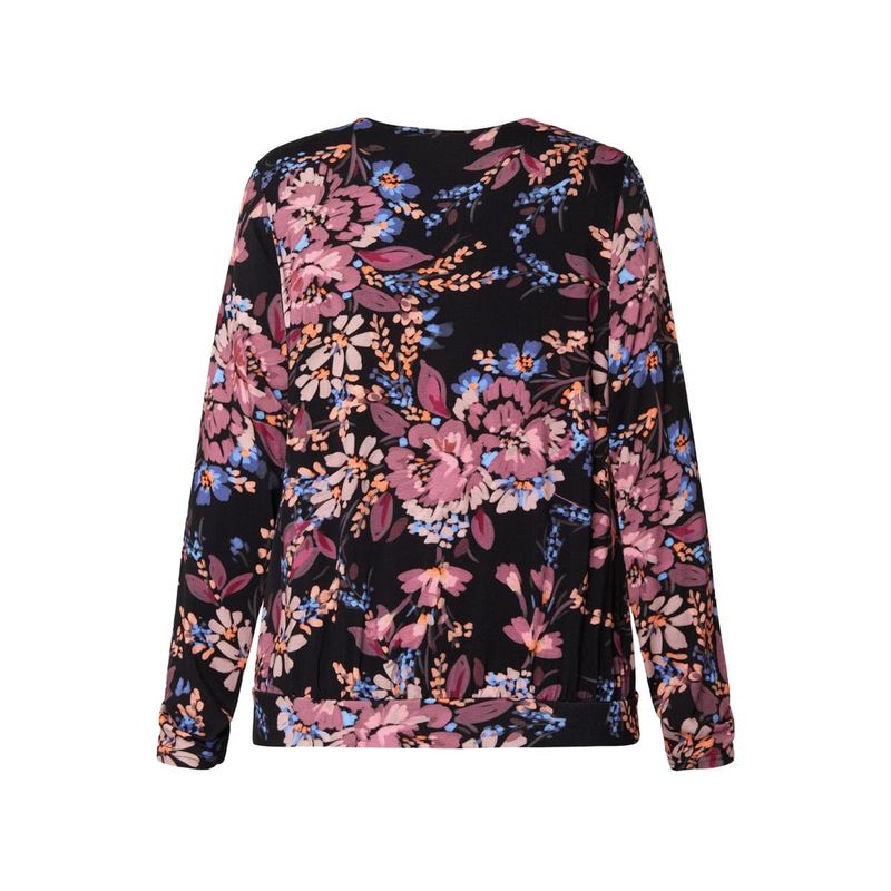 Heidi jersey-topp blomster