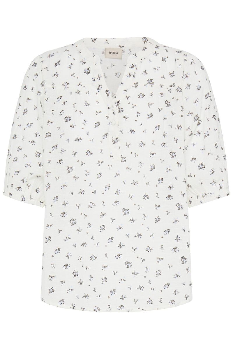 Irene bluse blåbærblomst