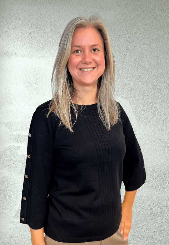 Kjersti genser med knapper svart