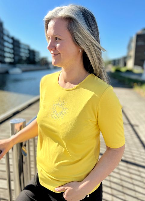 Hovedbilde Agnes t-shirt solgul