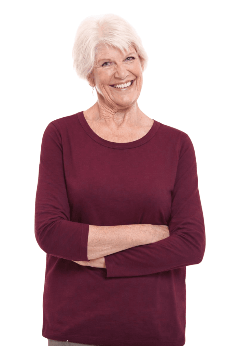 Mona basic topp burgunder