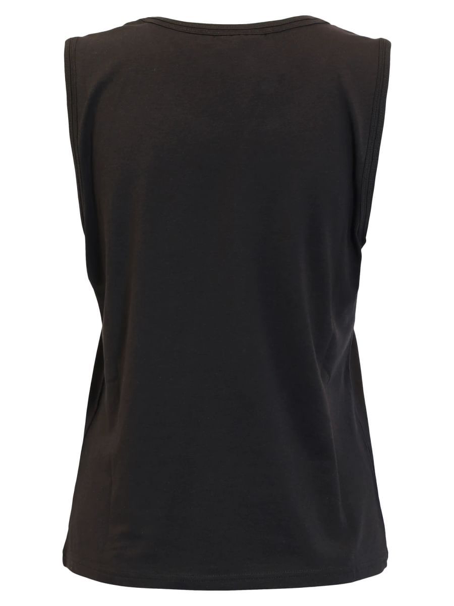 Mona basic singlet svart