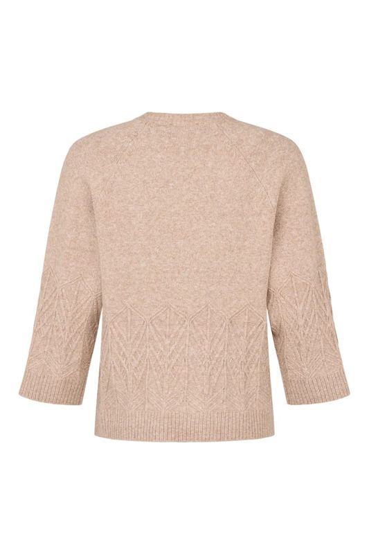 Vivian genser m/ ull cappuccino
