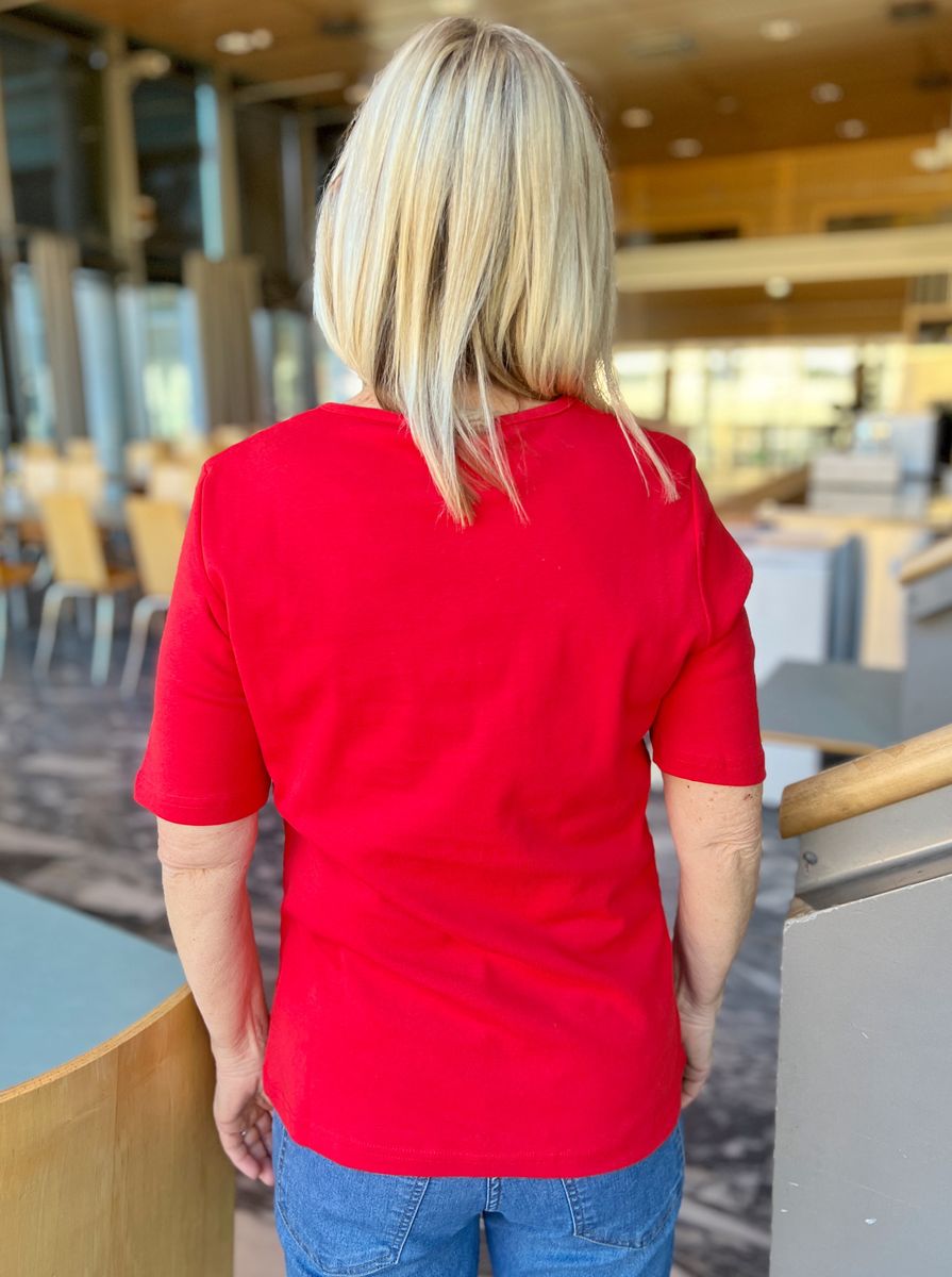 Inger t-shirt rød