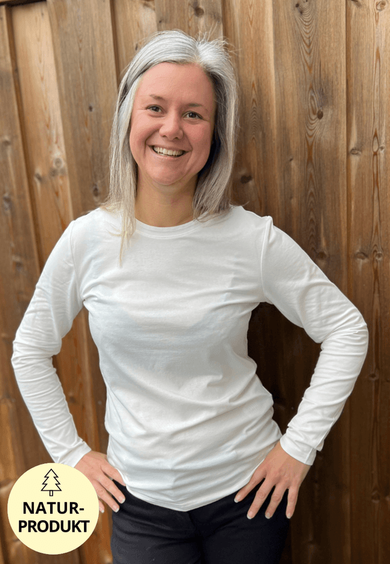 Bjørg basic topp kremhvit