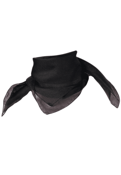 Hovedbilde Skjerf chiffon svart