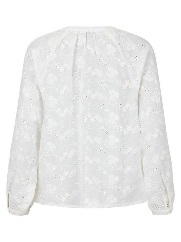 Gry bomull-bluse engelsk blonde