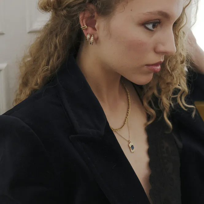 Hovedbilde Øreringer bohemian krystall