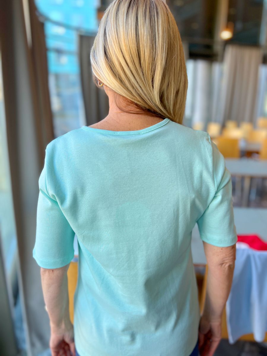 Inger t-shirt mintgrønn