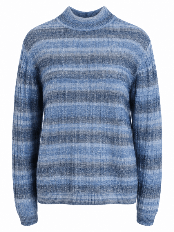 Vivian myk strikkegenser kasmir blue