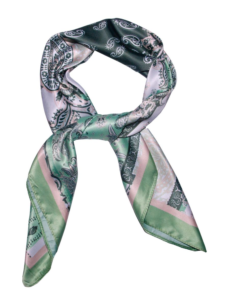 Skjerf paisley grønn