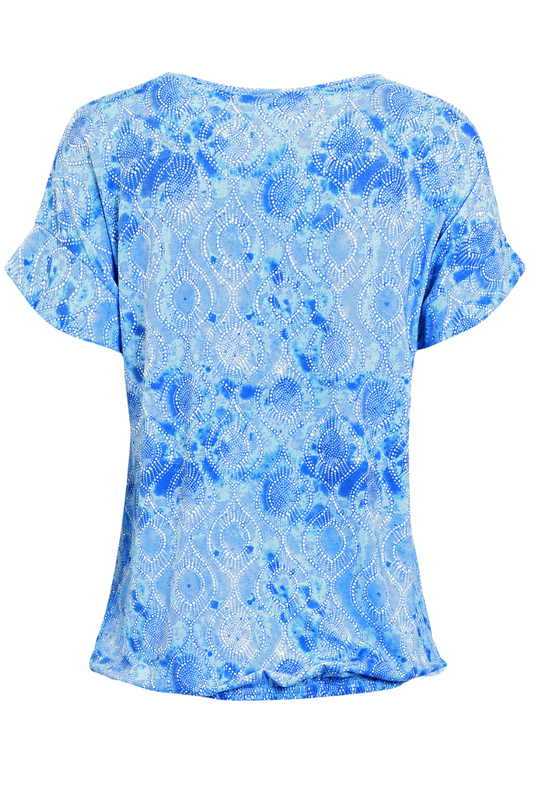 Lisen t-shirt ornament aqua