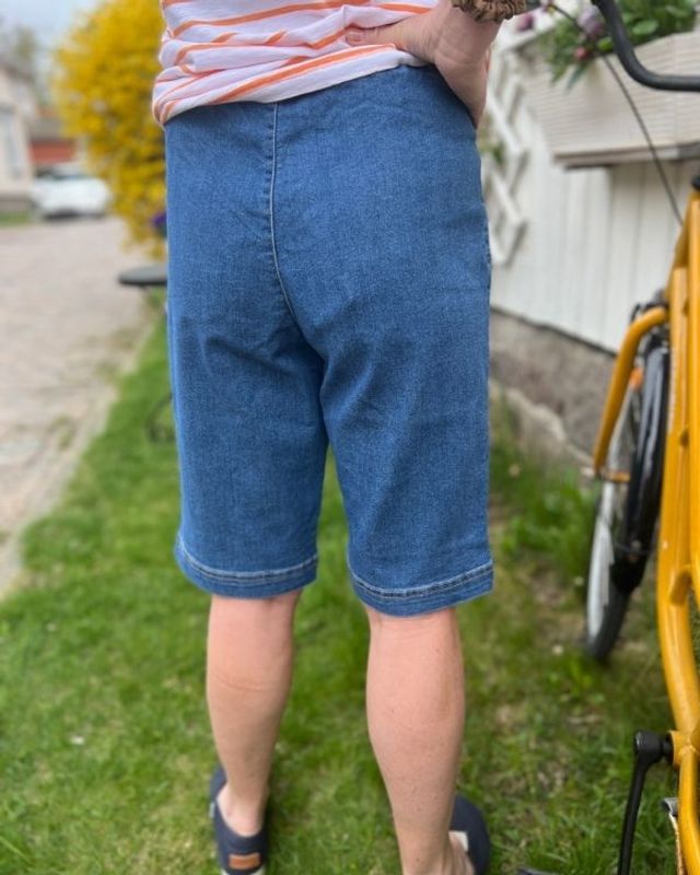 Signature olashorts lys denim