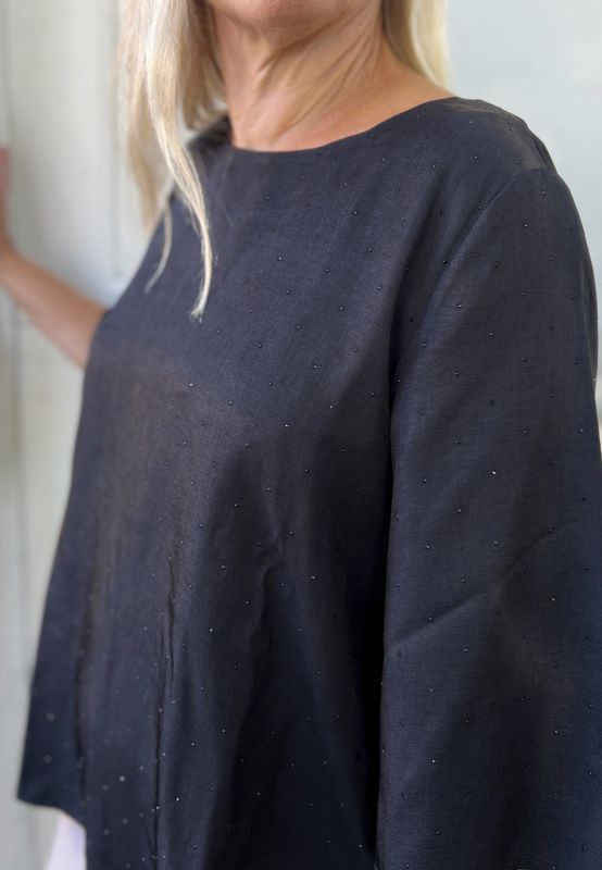 Hilde bluse sort