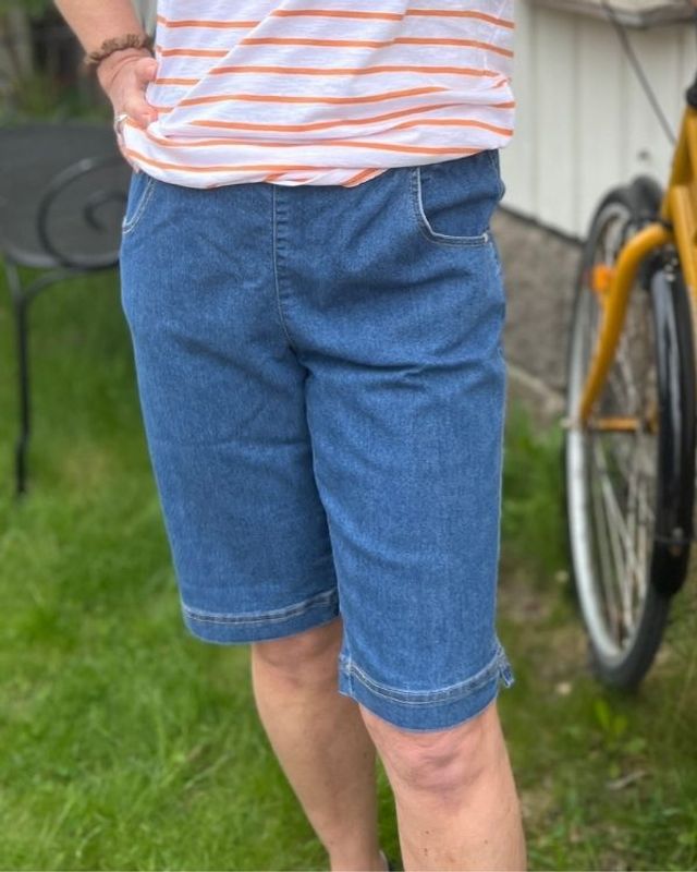 Signature olashorts lys denim