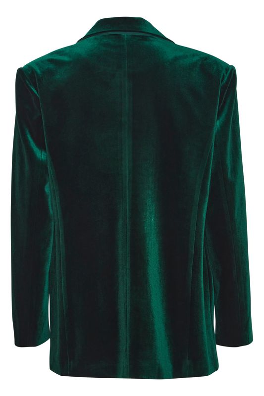 Caroline fløyels blazer grønn