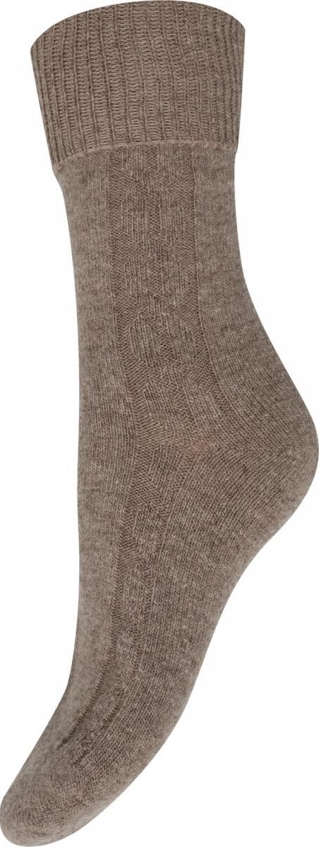Kosesokk m/ ull mørk sand 37-41