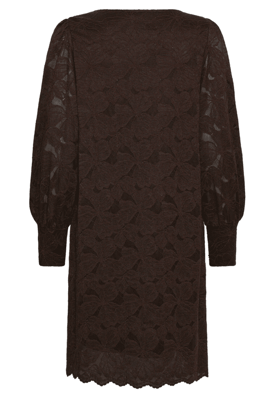Line blondekjole mocca