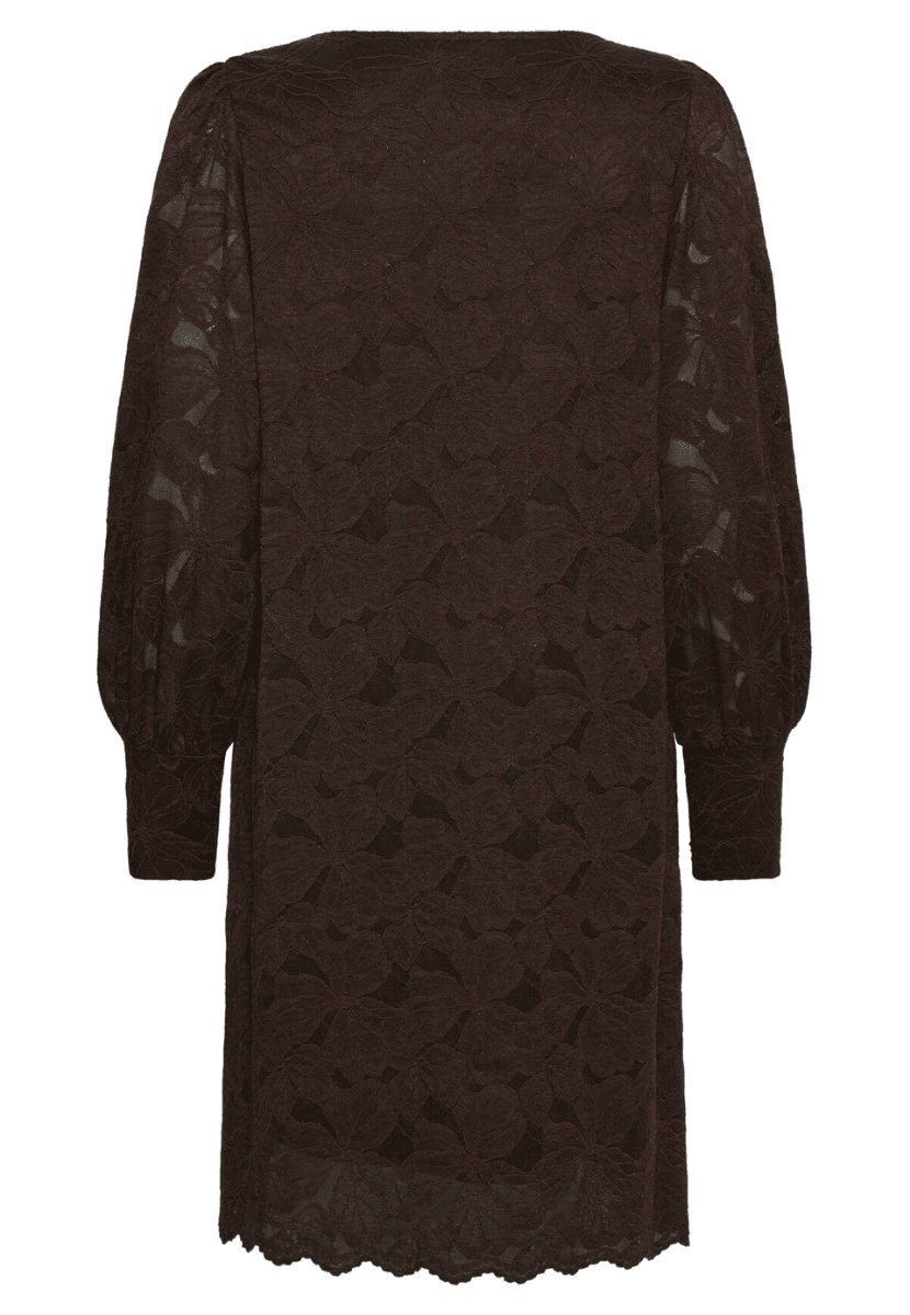 Line blondekjole mocca
