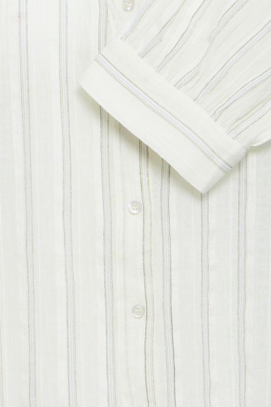 Irene blusetopp lys stripe