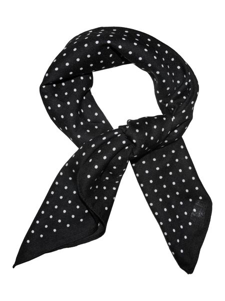 Hovedbilde Skjerf m/prikker sort