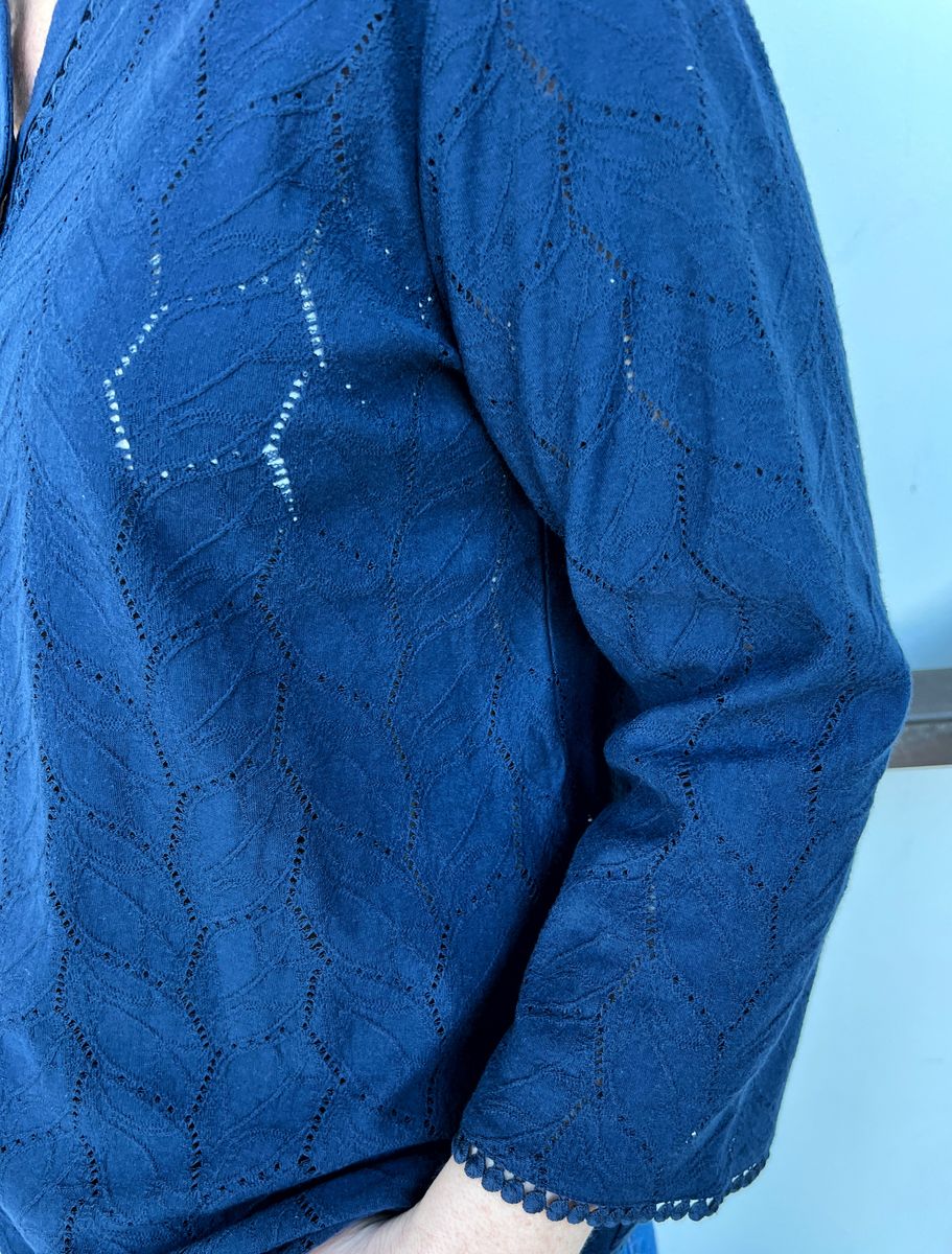 Lisen bomullstopp marineblå