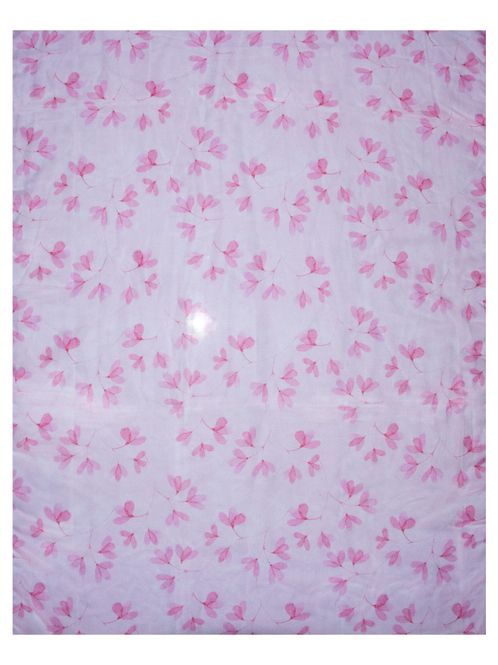 Hovedbilde Skjerf m/blader rosa