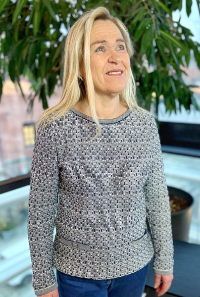 Hovedbilde Renate genser struktur marine