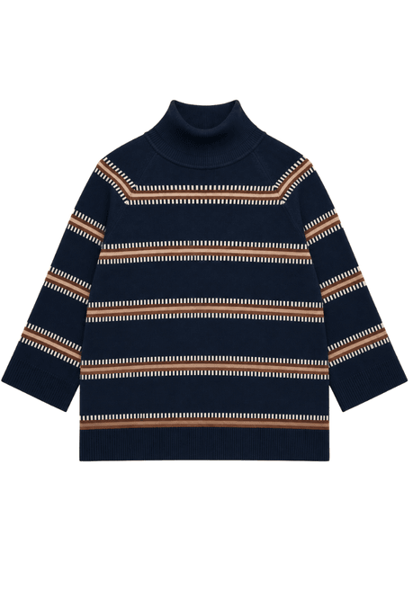 Hovedbilde Petra genser brun stripe