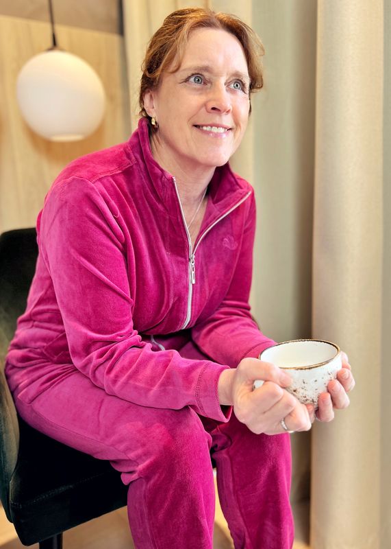 Anne kosedress rødbet-rød