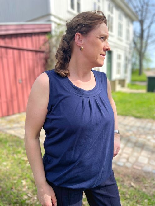 Hovedbilde Tove singlet blå