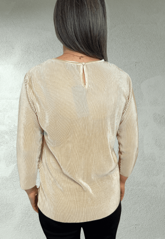 Guri blusetopp skimmer light gold