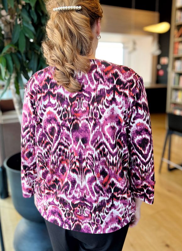 Guri topp plomme batikk