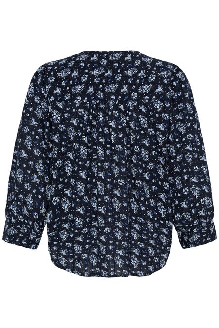 Hovedbilde Carla bluse marine småblomstret